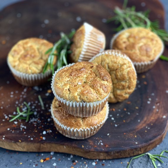 Karfiolos muffin