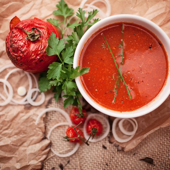 Ingwer-Tomaten-Suppe