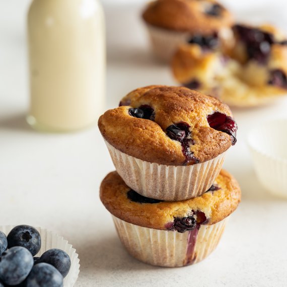 Blaubeer-Muffins mit Joghurt