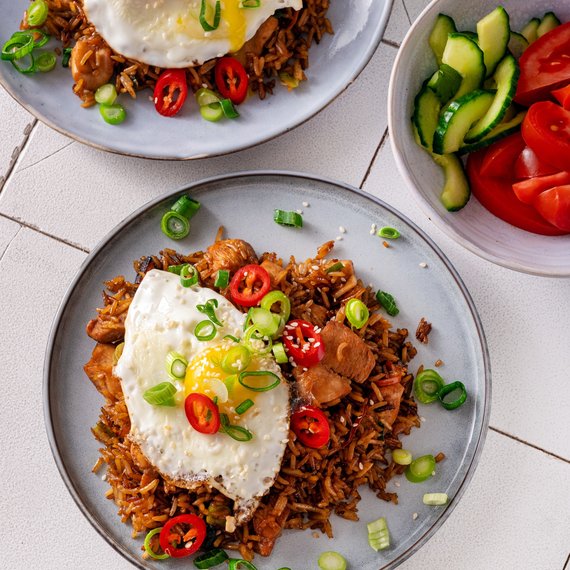 Indonéská rýže Nasi goreng