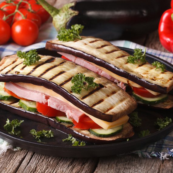 Auberginen-Sandwich