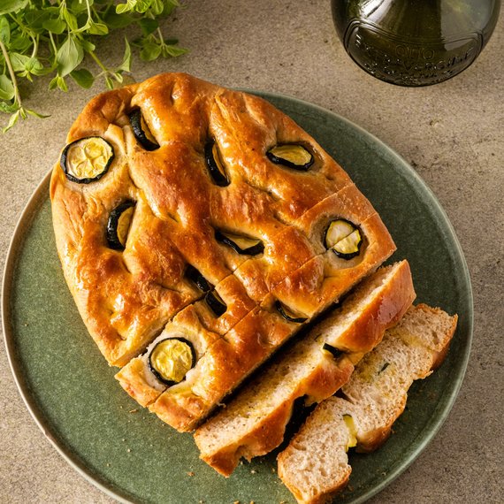 Italská focaccia s cuketou