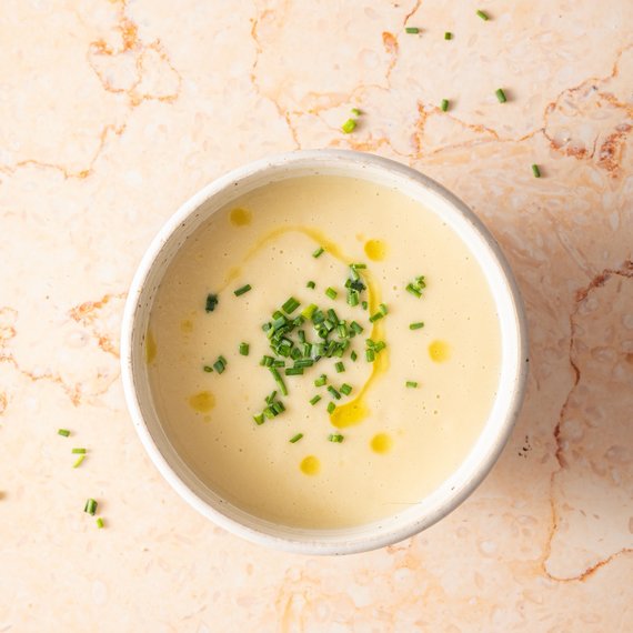 Francouzská pórková polévka (vichyssoise)