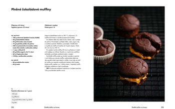 Plněné čokoládové muffiny
