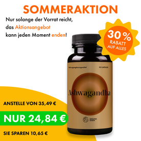 Ashwagandha – 180 Kapseln, vegan, hochdosiert