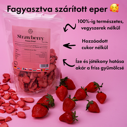 Fagyasztva szárított eper 🍓 (Liofilizált)