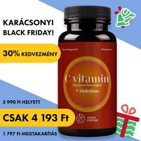 Fokozatosan felszabaduló C-vitamin csipkebogyó kivonattal