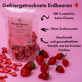 Gefriergetrocknete Erdbeeren 🍓