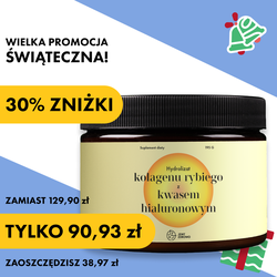 Hydrolizat kolagenu rybiego z kwasem hialuronowym i witaminą C (smak mango)