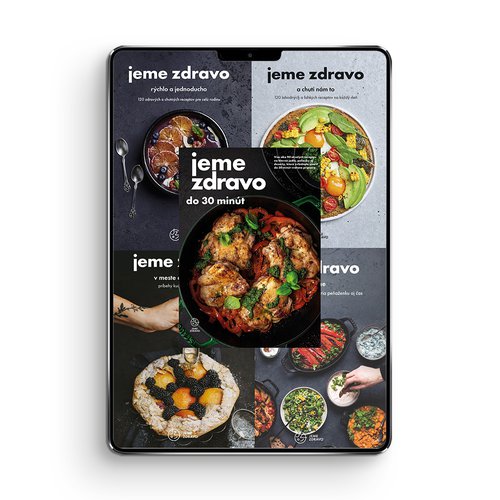 Jeme zdravo – kompletná sada piatich kuchárok (e-knihy, PDF)