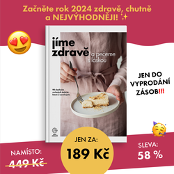 Jíme zdravě a pečeme s láskou se slevou 58 %