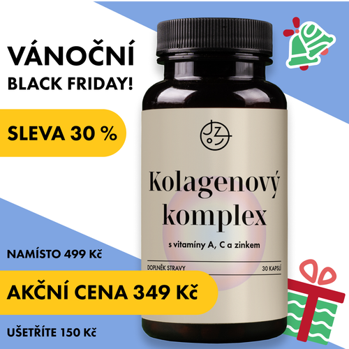 Kolagenový komplex s vitamíny A, C a zinkem (vegetariánský)