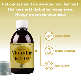 Liposomale vitamine K2+D3