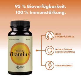 Liposomales Vitamin C – 60 Kapseln, vegan