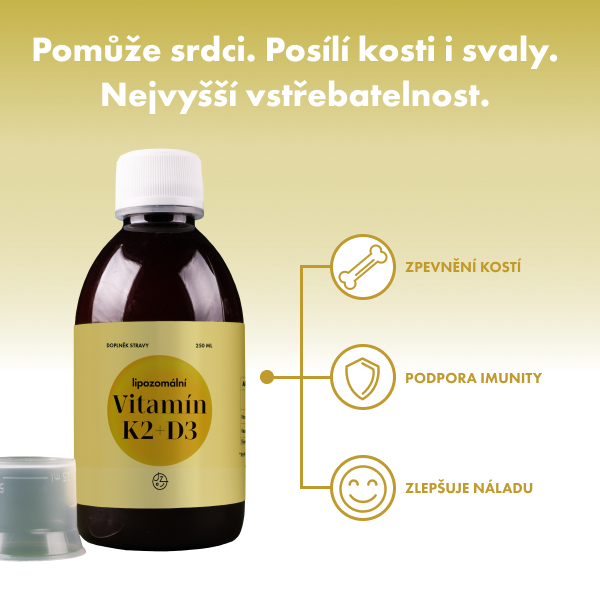 Lipozomální vitamín K2+D3