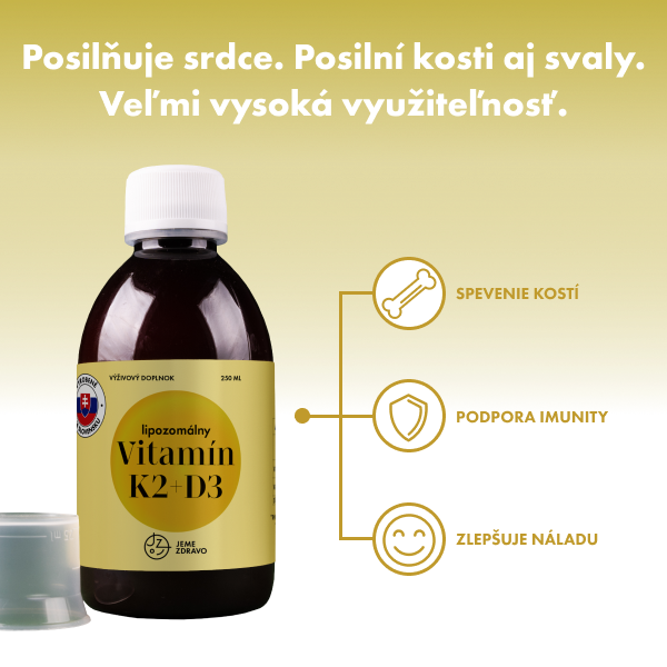 Lipozomálny vitamín K2 + D3