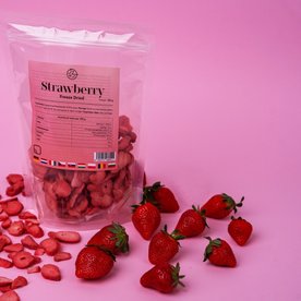 Lyofilizované jahody 🍓 (sušené mrazom) 100 g balenie