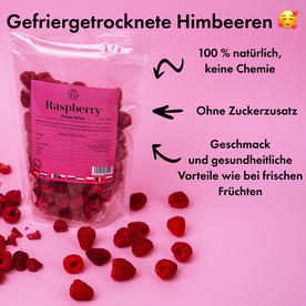 Gefriergetrocknete Himbeeren 🥰