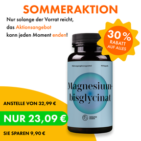 Magnesiumbisglycinat Premium: Chelatiertes Magnesium – 180 Kapseln, vegan, hochdosiert