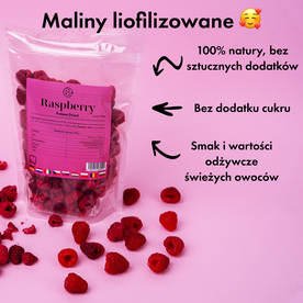 Maliny liofilizowane 🥰