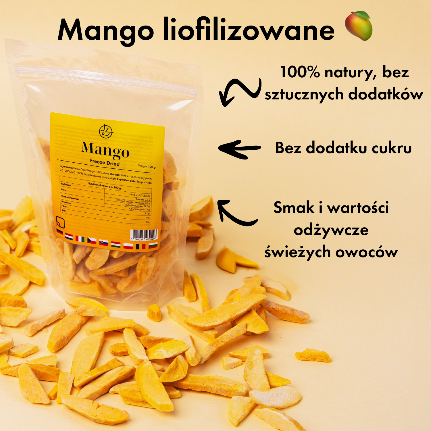 Mango liofilizowane 🥭