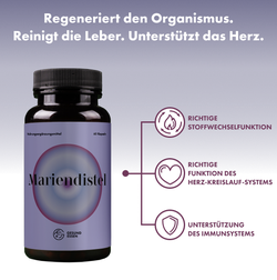 Mariendistel – 60 Kapseln, vegan