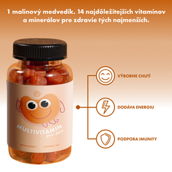 Multivitamín pre deti (Gumové medvedíky 🐻)