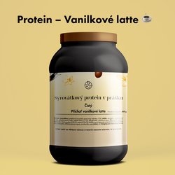 Syrovátkový protein s příchutí vanilkové latte ☕