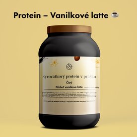 Přírodní protein s příchutí vanilkové latte ☕