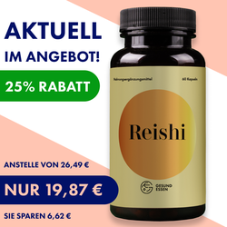 Reishi Premium Pilz-Extrakt – 120 Kapseln, hochdosiert