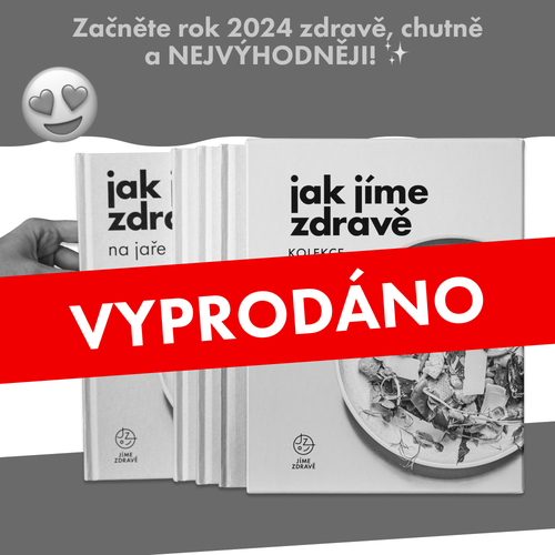 Sada 4 kuchařek Jak jíme zdravě v dárkovém boxu se slevou 73 %