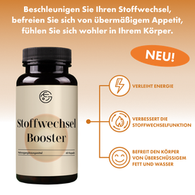 Stoffwechsel-Booster – 120 Kapseln, vegan, hochdosiert