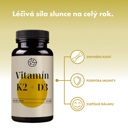 Vitamín K2+D3 (tablety)